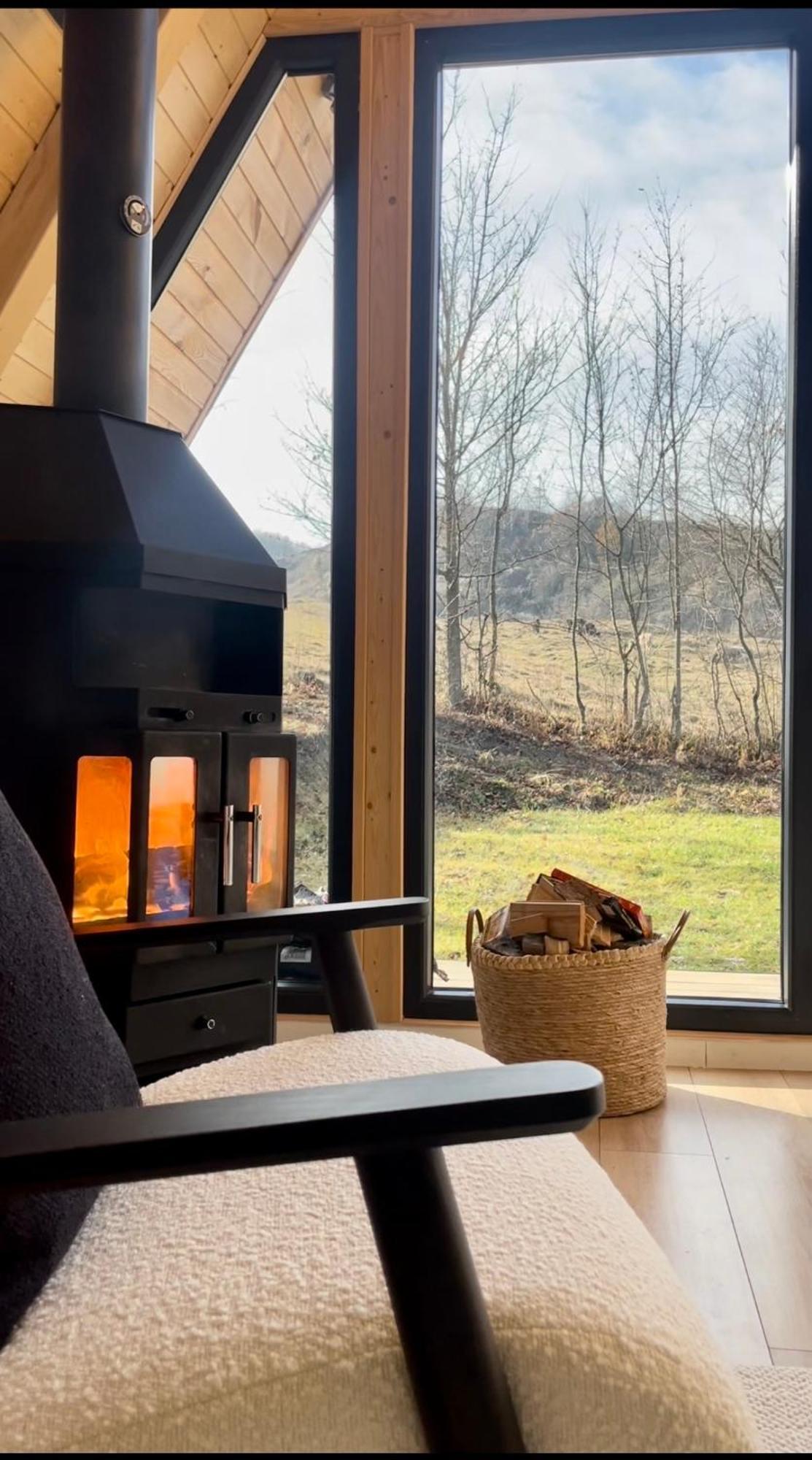 Cabana A-Frame Cricov 9 Valea Lunga-Ogrea ภายนอก รูปภาพ